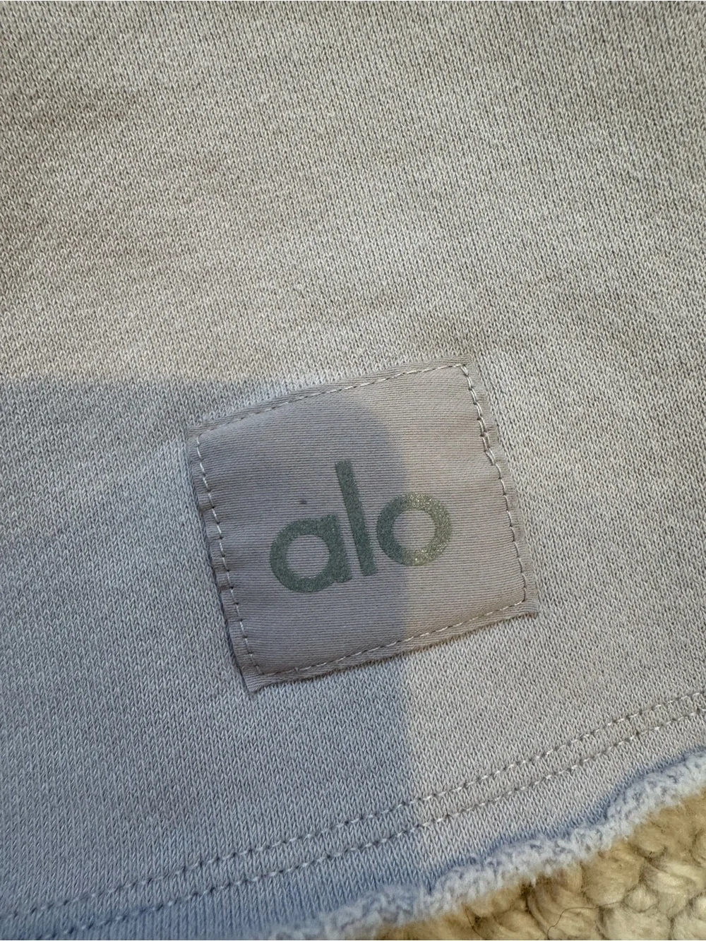 ALO Yoga Pale Gray Casual Athletic Shorts